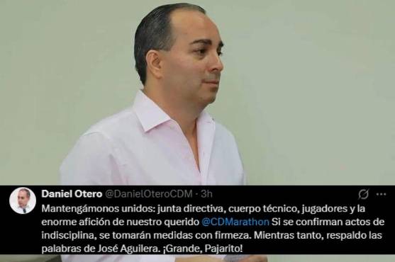 Presidente de Marathón sale al paso tras señalamientos de actos de indisciplina en la plantilla verdolaga