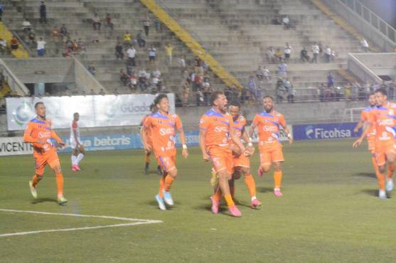 Urmeneta marcó el primer gol de los Lobos UPNFM en Choluteca.