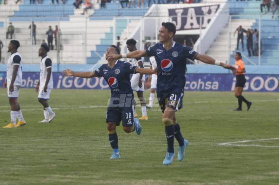 Roberto Moreira inició el Apertura 2022 con doblete ante el Honduras Progreso. FOTO: Estalin Irías