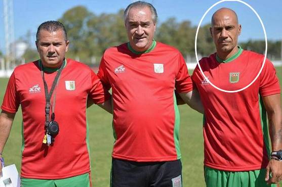 Noce ha estado trabajando en segunda y tercera como ayudante técnico, acá junto a Jose María Bianco, uno de sus mentores.