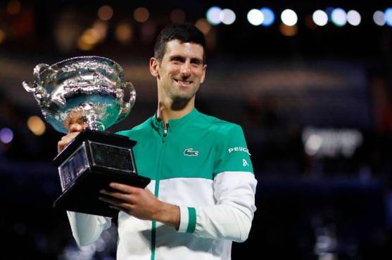 Novak <b>Djokovic</b> ha conseguido, durante su carrera profesional, 21 Grand Slams. De esos 21, nueve son Open de Australia.