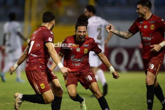 Así celebró Yeison Mejía su gol ante el Herediano. Foto: Yoseph Amaya.
