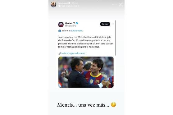 INSTAGRAM DE MESSI.