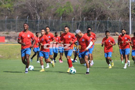 Olimpia realizó su último entrenamiento de cara al duelo de este sábado ante Marathón en Comayagua.