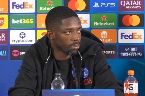 Dembélé en conferencia de prensa analizó la vuelta contra el Chelsea.