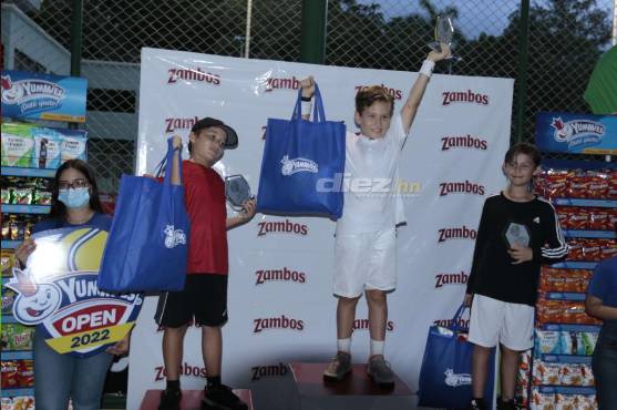 La categoría U-12 fue conquistada por Gerardo Zúniga.