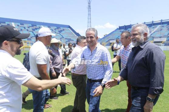 Elías Burbara visita el estadio Morazán previo al duelo ante Olimpia: “Está listo para jugar, no hay un trabajo perfecto”
