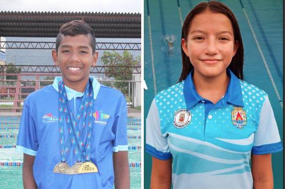 Abraham y Emily son dos jóvenes que desde muy pequeños están enfocados en la natación y han conseguido muchos logros.