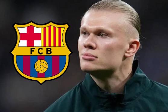 Bombazo en Europa: El goleador noruego Erling Haaland llegó a Barcelona este lunes 23 de marzo.