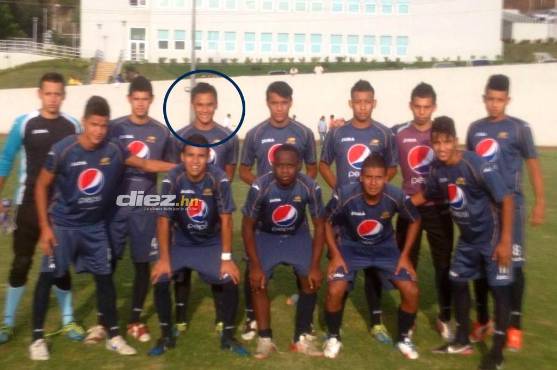 Denil Maldonado cuando jugaba en Liga Mayor con el Motagua.