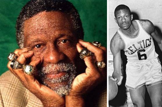 Bill Russell fue una gran estrella en su momento, tanto que fue campeón en 10 ocasiones de la NBA.