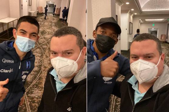 Jonathan Rubio y Luis ‘Buba’ López también se sacaron una foto con José Gudiel.