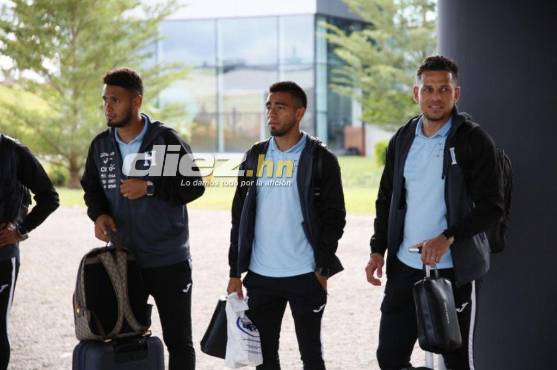 Honduras llegó este jueves a Palmerola tras la derrota ante Islandia en juego amistoso. Foto: Marvin Salgado