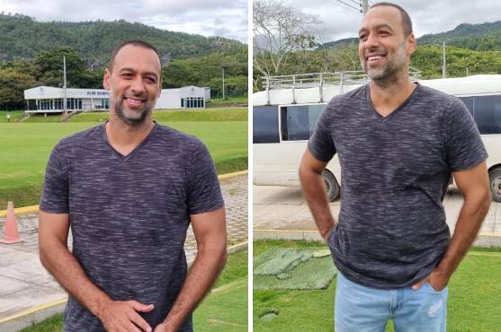 Fabio de Souza dijo sentirse feliz por volver a visitar al Olimpia luego de muchos años. Anda por Honduras disfrutando de sus vacaciones.