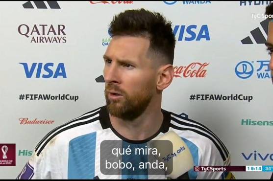 Video: Cristiano Ronaldo imita la frase histórica de Messi en Qatar-2022: “¿Qué mirás, bobo?”