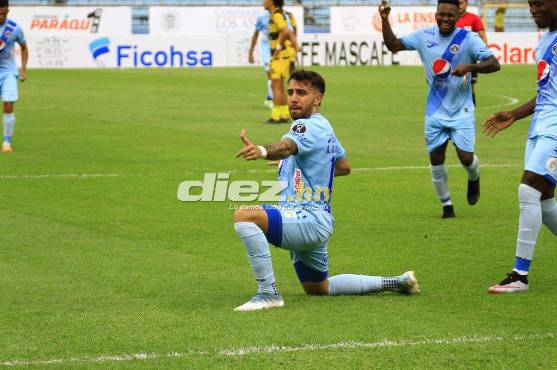 Agustín Auzmendi marcó su primer gol en la Liga Nacional. FOTO DIEZ: Moisés Valenzuela.