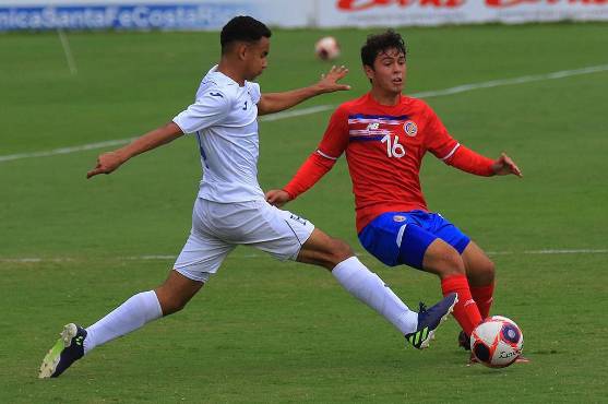 La Sub-20 hondureña jugará otra vez contra los ticos el viernes. (Foto Fenafuth)