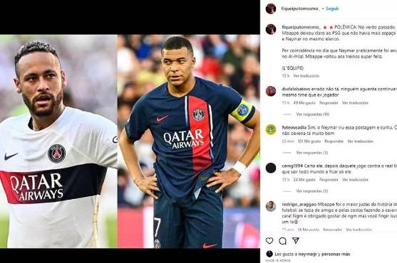 Neymar hace estallar las redes: “Mbappé dejó claro que no había espacio para los dos en el PSG”; NO podían seguir juntos