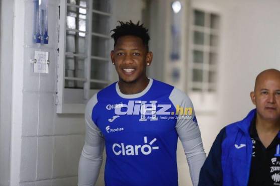 Romell Quioto ya se sumó a la Selección Nacional de Honduras para encarar los duelos de la Nations League. FOTOS: Mauricio Ayala