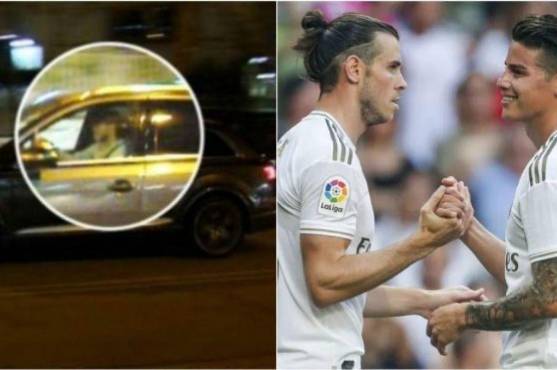 Bale y James se fueron del Bernabéu diez minutos antes de que acabara el partido