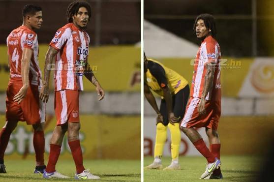 Henry Figueroa fue la pareja de Juan Pablo Montes en la zaga central del Vida ante Real España por la fecha 18 del Clausura 2022.