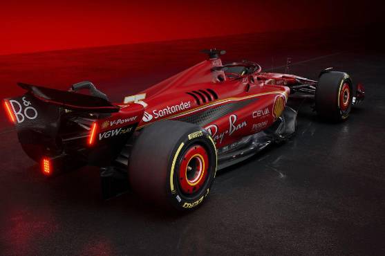 Espectacular el SF-24 de Ferrari que usará en esta nueva temporada de la F1.