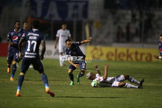 Motagua y Olimpia buscan tres puntos de oro en el Nacional. Foto: Andro Rodríguez.