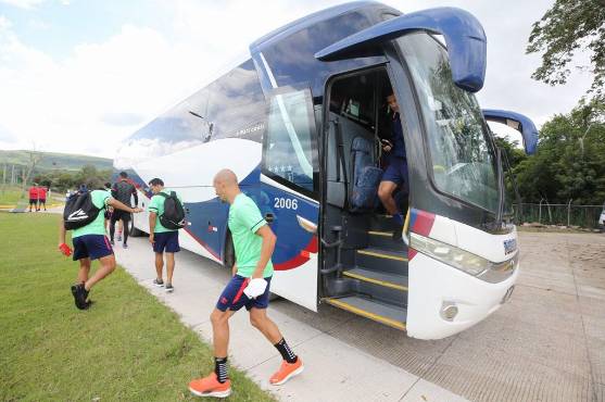Los jugadores del Municipal destacaron las condiciones de primer mundo del Centro de Alto Rendimiento del Olimpia en Tegucigalpa, capital de Honduras.