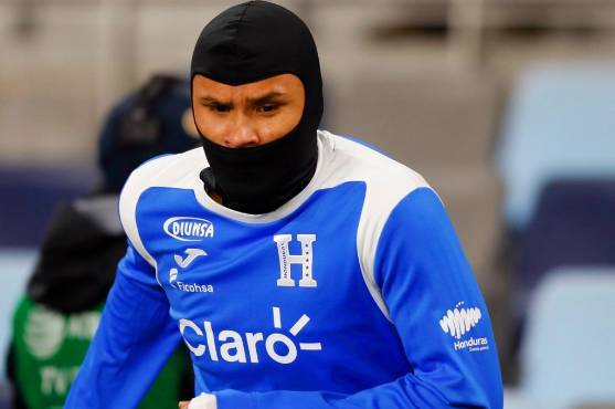 Denil Maldonado, bien protegido por el frío que impera en Minnesota. FOTO: DTUSA.