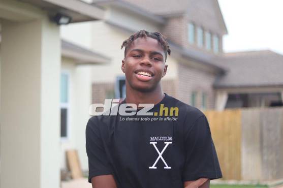 Keyrol, hijo de Maynor Figueroa, tiene una carrera como futbtolista y sin duda promete mucho. Foto: Mauricio Ayala