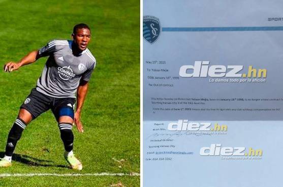 Kansas City le dio el finiquito al hondureño Yeison Mejía, afirmando que es libre de firmar con cualquier club.