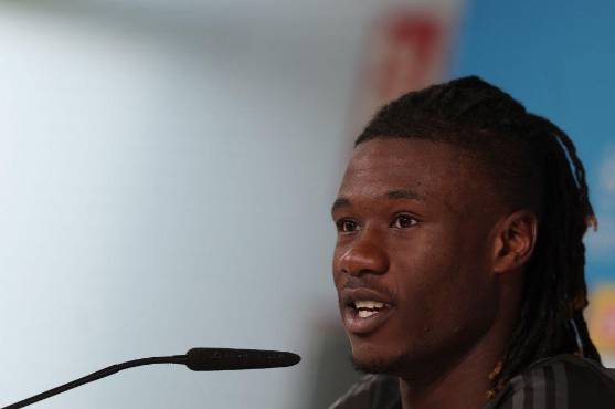 Eduardo Camavinga en conferencia de prensa previo al duelo ante Leipzig en Champions.