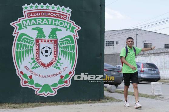 Su felicidad a la hora de llegar a su segunda casa, el Marathón, es notable. Esta cumpliendo y dejando todo por su sueño de niño. FOTO: Neptali Romero.