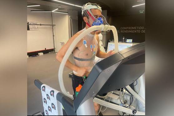 José León Osorio Dubón, runner catracho de 38 años.