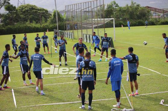 Motagua afina detalles para el clásico del domingo ante el eterno rival, Olimpia.FOTO: Andro Rodríguez