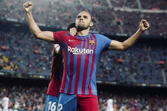 Braithwaite tiene dos goles en tres partidos esta temporada en LaLiga con el Barcelona.