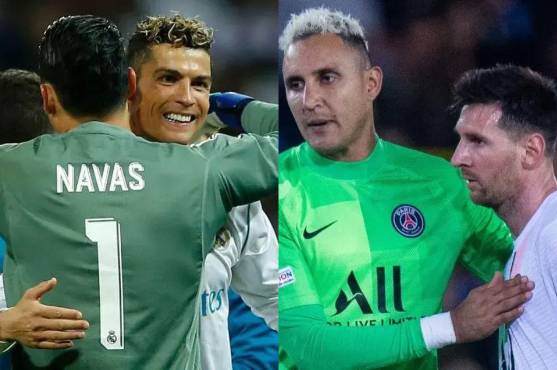 Keylor Navas jugó tanto con Messi como con Cristiano Ronaldo.