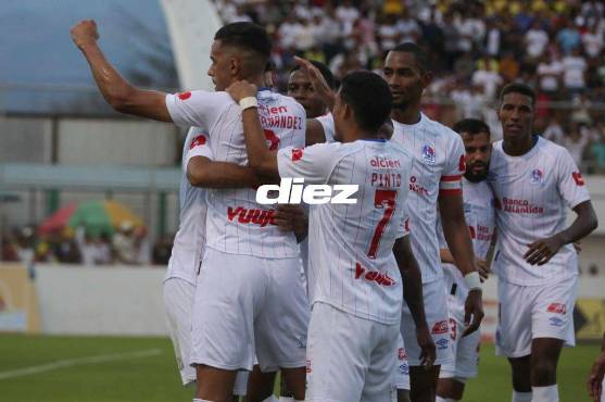 Así celebró Emanuel Hernández su gol ante Génesis. Foto: Emilio Florez.