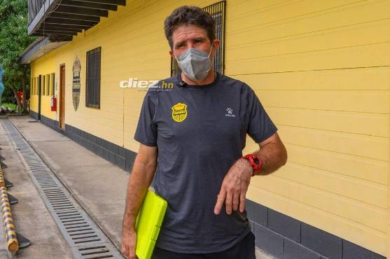 Héctor Vargas se compromete a trabajar para lograr el título con el Real España. FOTO: Mauricio Ayala.