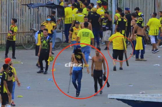 Los barristas del Real España ya habían causado un castigo de cuatro partidos al conjunto aurinegro por su mala conducta en juegos de Liga Nacional.