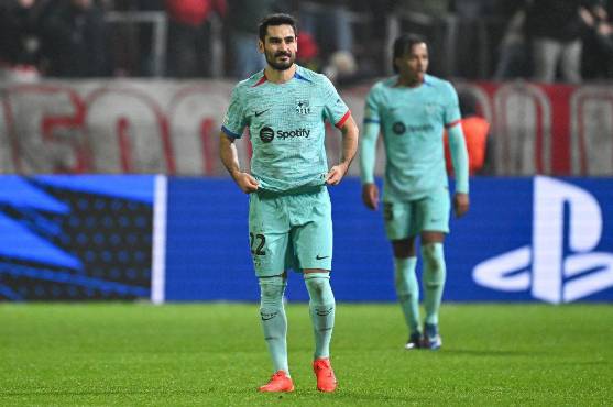 Barcelona venía de caer ante el Girona en la Liga de España y ahora perdió en la Champions League. Foto: AFP.