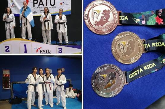Honduras ha logrado algunas medallas de Taekwondo en Costa Rica.