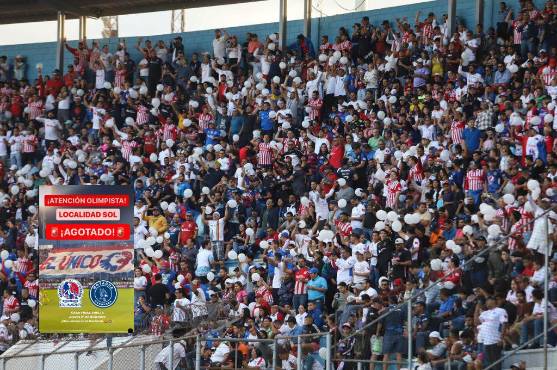 A reventar estará el estadio Nacional Chelato Uclés el jueves.