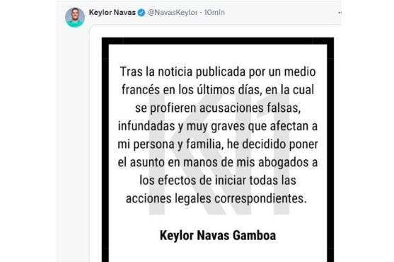 Keylor Navas no se queda callado y responde a la polémica denuncia por aparente abuso laboral: “Lo he decidido...”