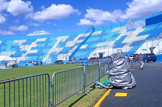 El Chelato Uclés está listo para albergar el partido entre blancos y verdes.