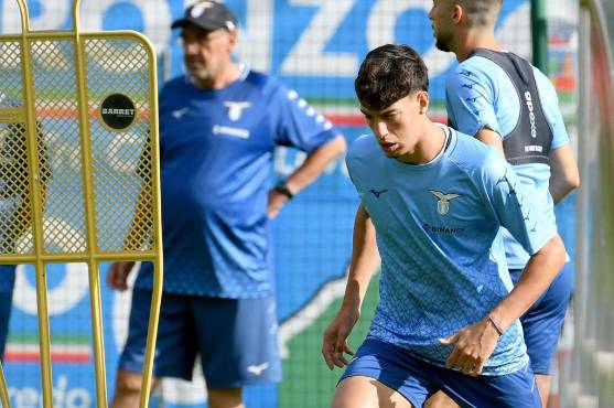 Valerio Marinacci jugó con la primera plantilla de la Lazio en pretemporada.