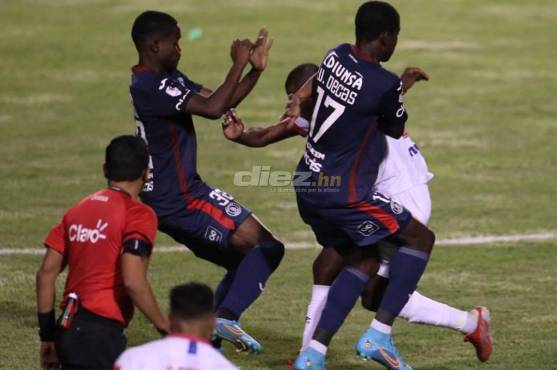 DESCRIPCIÓN GRÁFICA DEL SEGUNDO TIEMPO EN EL MOTAGUA-OLIMPIA.