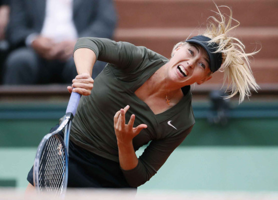 Maria Sharapova imparable en Roland Garros.