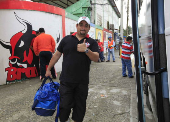 Atlético Choloma, viajó completo a Tegucigalpa.