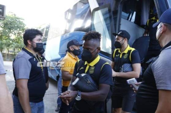 La llegada de Real España al estadio Olímpico, donde buscarán la remontada ante Motagua.